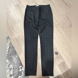 Calvin Klein Women’s Charcoal Plaid Dress Pants